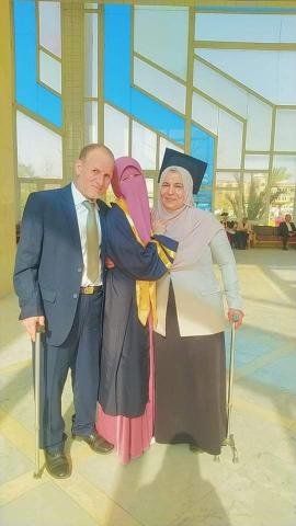 تهنئة للدكتوره نيرمين علي السويفي لحصولها البكالوريوس طب جامعة عين شمس بتقدير امتياز