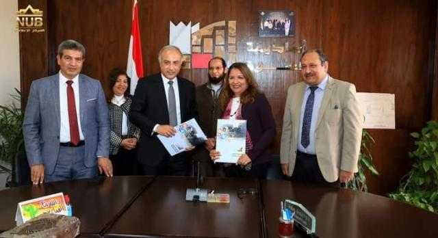 بروتوكول تعاون مشترك بين جامعة النهضة ببني سويف وأكاديمية الفنون مصر
