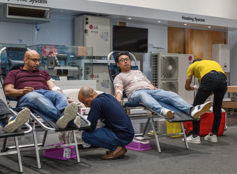 إل جي مصر تطلق مبادرة للتبرع بالدم وتنظم فعالية لموظفيها