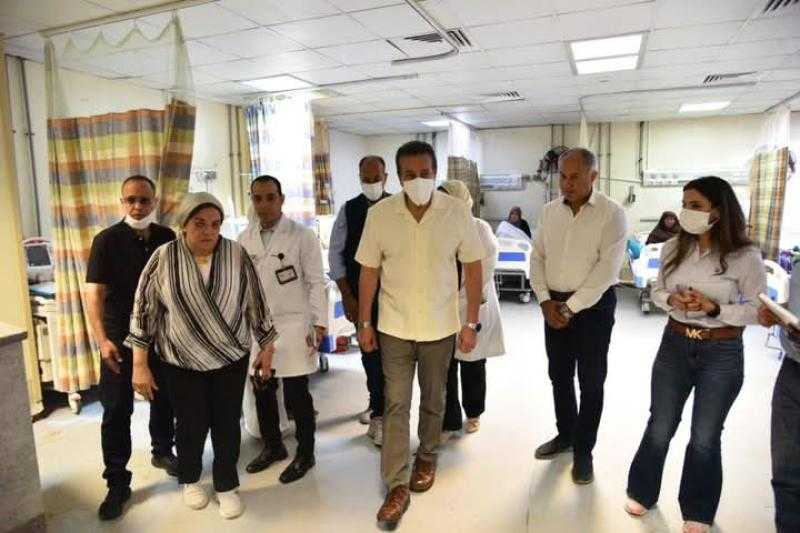 نائب رئيس مجلس الوزراء وزير الصحة يتفقد مستشفى وادي النطرون التخصصي بمحافظة البحيرة