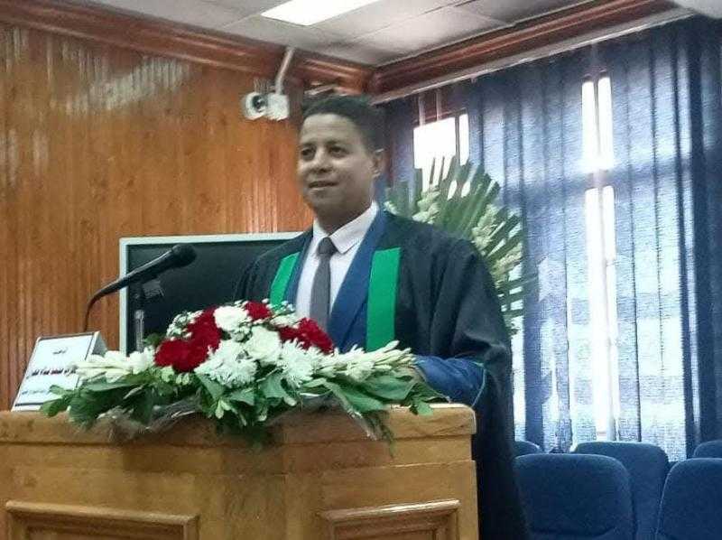 الرائد مبروك علام يحصل على الدكتوراة فى الحقوق بتقدير ممتاز من كلية الحقوق جامعة القاهرة