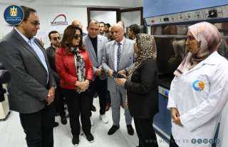 لخدمة 290 ألف مواطن وبتكلفة 400 مليون جنيه وزيرة التنمية المحلية ومحافظ قنا وفريق البنك الدولي يفتتحون محطة معالجة الصرف الصحي بقرية الأشراف البحرية