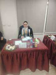 المستشار الدكتور/ محمد انور السادات بداري حصوله على درجة الدكتواه  في القانون  بتقدير امتياز مع مرتبه الشرف